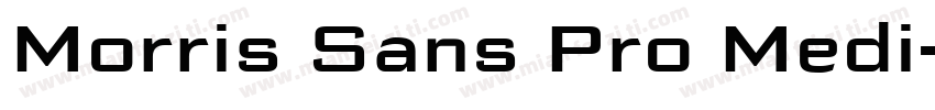 Morris Sans Pro Medi字体转换